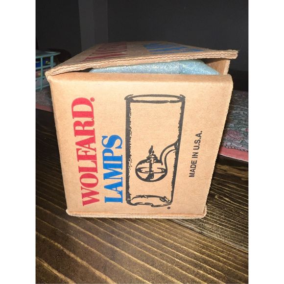 Wolfard Lamp Other Vtg Wolfard 9 Handblown Glass Oil Lamp With Wick